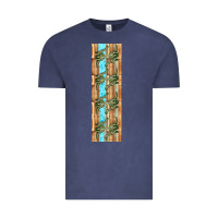 Vintage Denim dinosaur brontosaurus pen wrap Vintage Tee - Artiststas