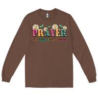 Chestnut prayer the strongest wireless connection Long Sleeve Tee - JahusDesignShop