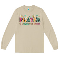 Mushroom prayer the strongest wireless connection Long Sleeve Tee - JahusDesignShop
