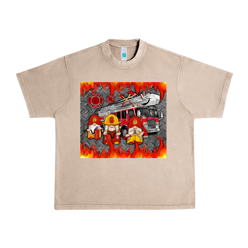 Fire Truck Gnomes Urban Heavy Tee by Artiststas | Teevron