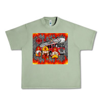 Oil Green fire truck gnomes Urban Heavy Tee - Artiststas