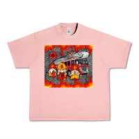 Salmon fire truck gnomes Urban Heavy Tee - Artiststas