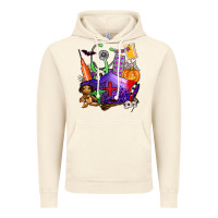 Vintage Artic zombie nurse   halloween Vintage Hoodie - AdoDesignShop