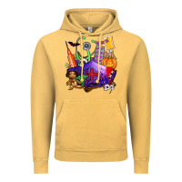 Vintage Mustard zombie nurse   halloween Vintage Hoodie - AdoDesignShop