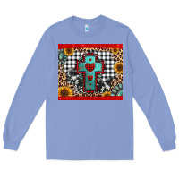 Colony Blue Christmas cross Long Sleeve Tee - Jasminsmagicworld