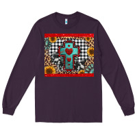 Plum Christmas cross Long Sleeve Tee - Jasminsmagicworld