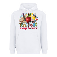 White teachers change the world Heavyweight Hoodie - Artiststas