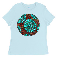 Baby Blue Gemstone Christmas Ladies Tee - RanaPortraitStore