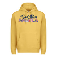 Antique Gold God Bless America Premium Hoodie - Bettercallsaul