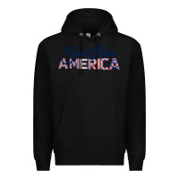 Black God Bless America Premium Hoodie - Bettercallsaul