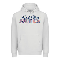 Dove Grey God Bless America Premium Hoodie - Bettercallsaul