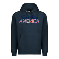 Navy God Bless America Premium Hoodie - Bettercallsaul