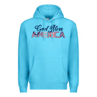 Ocean Blue God Bless America Premium Hoodie - Bettercallsaul