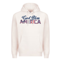 Pale Pink God Bless America Premium Hoodie - Bettercallsaul