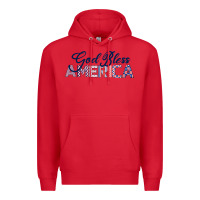 Red God Bless America Premium Hoodie - Bettercallsaul