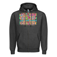 Charcoal Heather my temper goes from zerobail money real quick Zipper Hoodie - NancyCooperArtShop