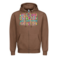 Chestnut my temper goes from zerobail money real quick Zipper Hoodie - NancyCooperArtShop