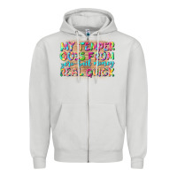 My Temper Goes From Zerobail Money Real Quick Zipper Hoodie | Teevron