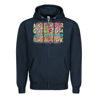 Navy my temper goes from zerobail money real quick Zipper Hoodie - NancyCooperArtShop