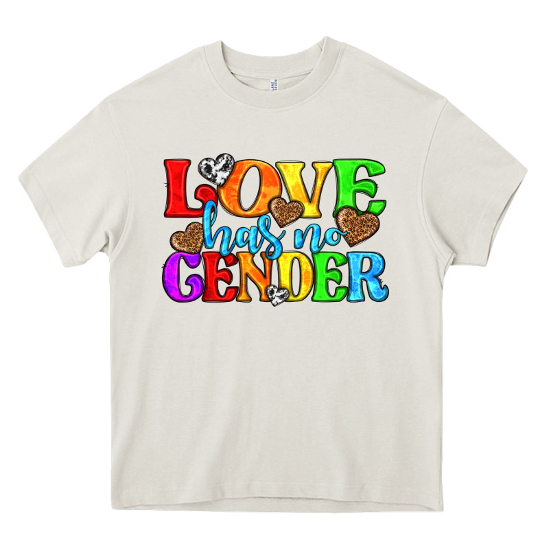 Love Has No Gender Pride Lgbtq Heavy Core Tee by texasbilliewilder | Teevron