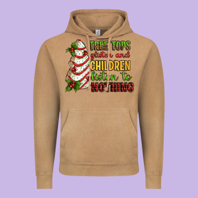 Tree Tops Glisten And Children Listen To Nothing Vintage Hoodie Designed By Ranaportraitstore