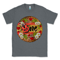 Charcoal Heather ladybug one ornament Classic Tee - BarkalooDesign