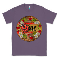 Lavender ladybug one ornament Classic Tee - BarkalooDesign