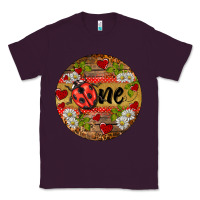 Plum ladybug one ornament Classic Tee - BarkalooDesign