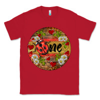 Red ladybug one ornament Classic Tee - BarkalooDesign