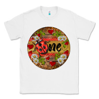White ladybug one ornament Classic Tee - BarkalooDesign