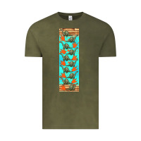 Vintage Olive dinosaur brontosaurus pen wrap Vintage Tee - Artiststas
