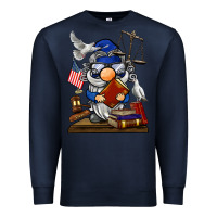 Navy judge  gnome Premium Sweatshirt - BarkalooDesign