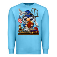 Ocean Blue judge  gnome Premium Sweatshirt - BarkalooDesign