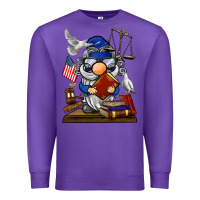 Purple judge  gnome Premium Sweatshirt - BarkalooDesign