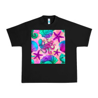 Black summer beach seamless pattern Urban Heavy Tee - BundleAndBundleShop
