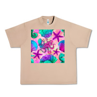 Burro summer beach seamless pattern Urban Heavy Tee - BundleAndBundleShop