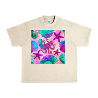 Sandshell summer beach seamless pattern Urban Heavy Tee - BundleAndBundleShop
