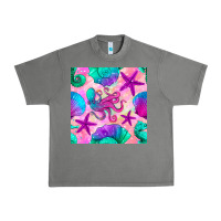 Tornado summer beach seamless pattern Urban Heavy Tee - BundleAndBundleShop
