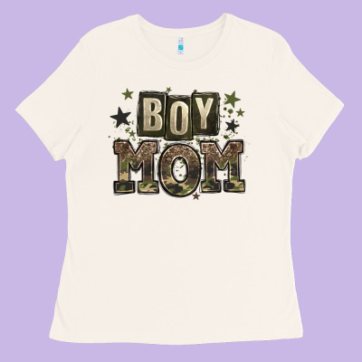 Boy Mom Ladies Tee Designed By Zillion Design Studio