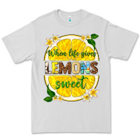 Dove Grey when life gives lemons sweet Premium Tee - texasbilliewilder