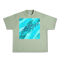 Oil Green fish and sea seamless pattern Urban Heavy Tee - BundleAndBundleShop
