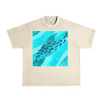 Sandshell fish and sea seamless pattern Urban Heavy Tee - BundleAndBundleShop