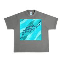 Tornado fish and sea seamless pattern Urban Heavy Tee - BundleAndBundleShop