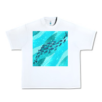 White fish and sea seamless pattern Urban Heavy Tee - BundleAndBundleShop