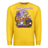 Lemon fresh lavender gnome Premium Sweatshirt - BarkalooDesign