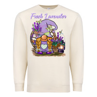 Sandshell fresh lavender gnome Premium Sweatshirt - BarkalooDesign