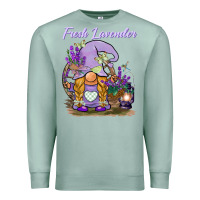 Seafoam fresh lavender gnome Premium Sweatshirt - BarkalooDesign