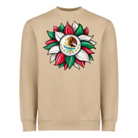 Sunflower Mexican Flag Heavyweight Sweatshirt | Teevron