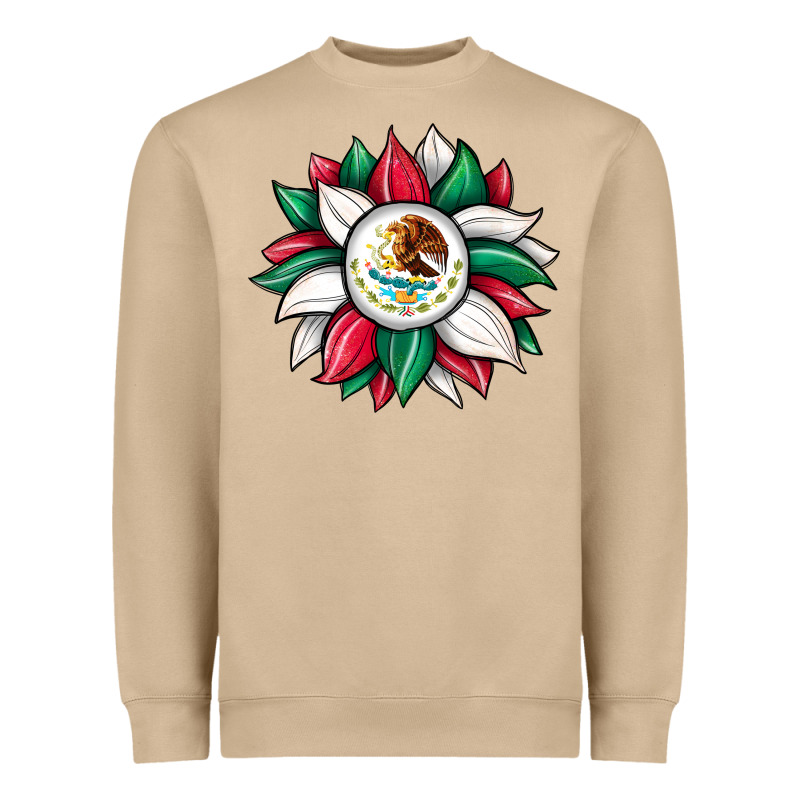 Sunflower Mexican Flag Heavyweight Sweatshirt by JahusDesignShop | Teevron