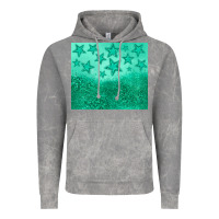 Cloud Rock green glitter star Vintage Hoodie - JahusDesignShop